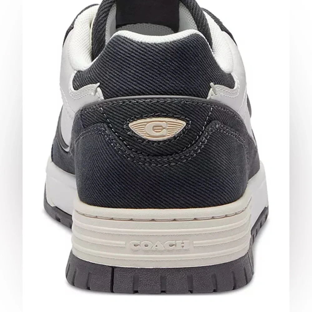 COACH NIB Women’s Charcoal SoHo Denim Sneakers Size 8 - Picture 16 of 17